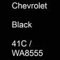 Preview: Chevrolet, Black, 41C / WA8555.